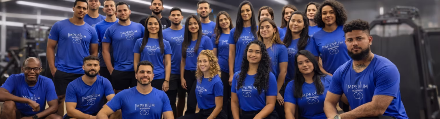 Treino acompanhado por professores na Imperium Academia Serra ES